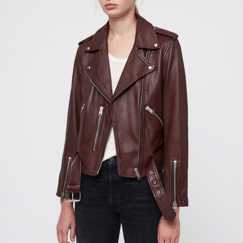 All Saints Balfern Leather Jacket